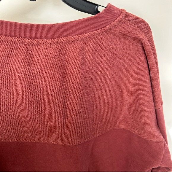 Roxy Henley Pullover Crop Sweatshirt Top - Picture 10 of 13